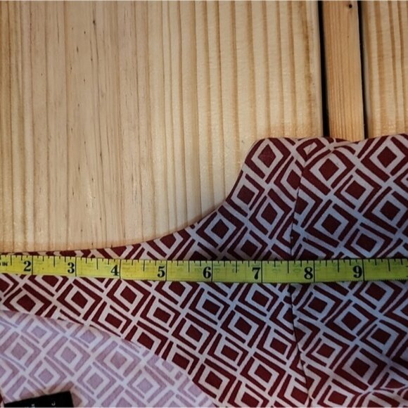 New York & Company Womens Sleeveless Tank Red & White Size M Summer Casual - Picture 8 of 9